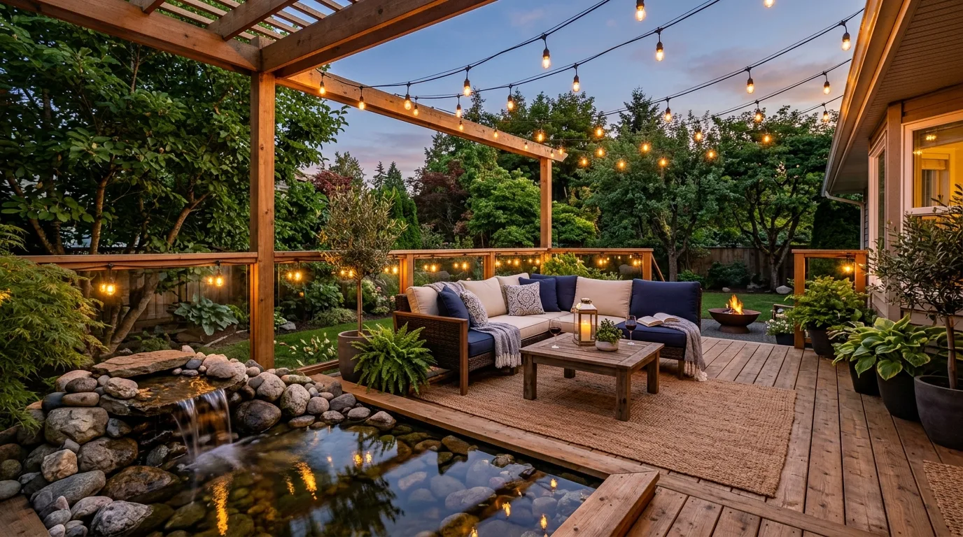 Deck With Grill Zone Nearby